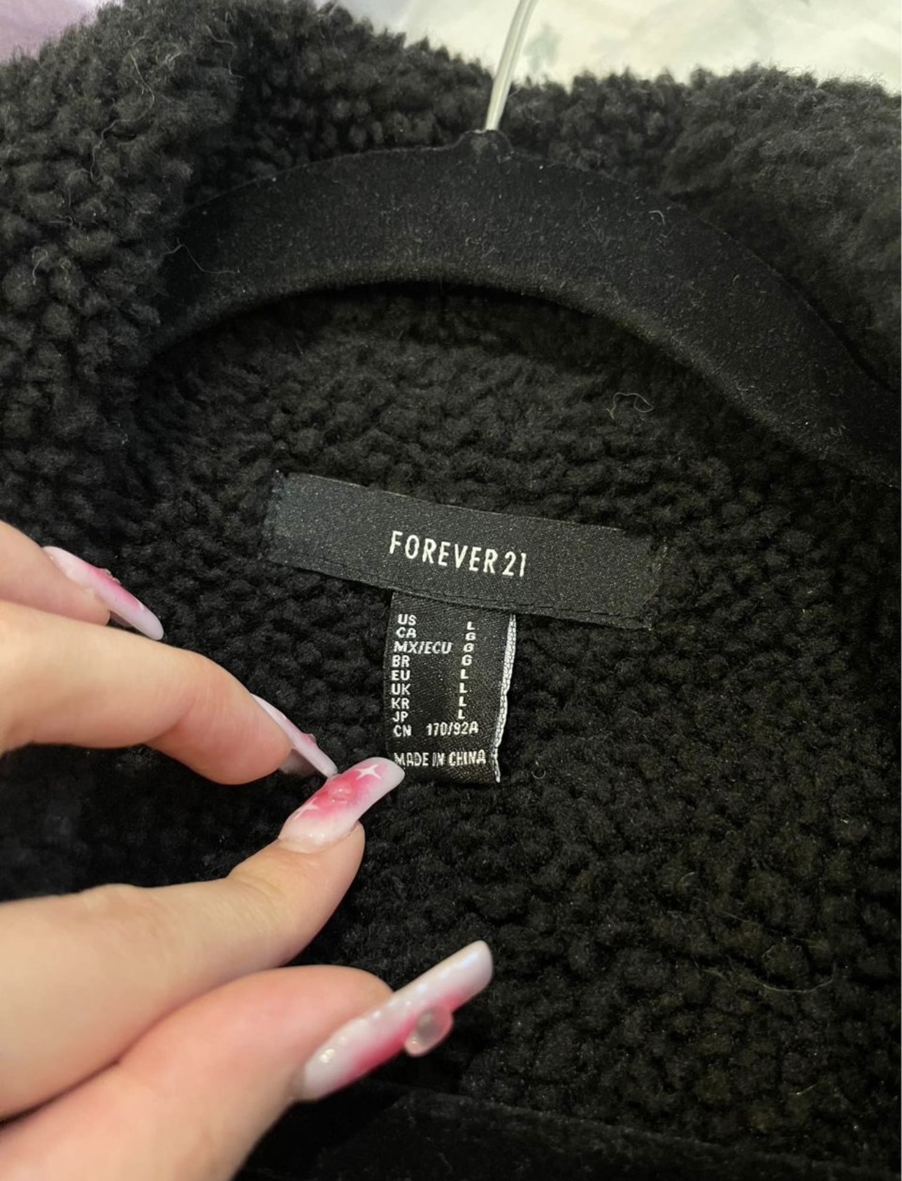 Black leather jacket with silver detail - photo 4