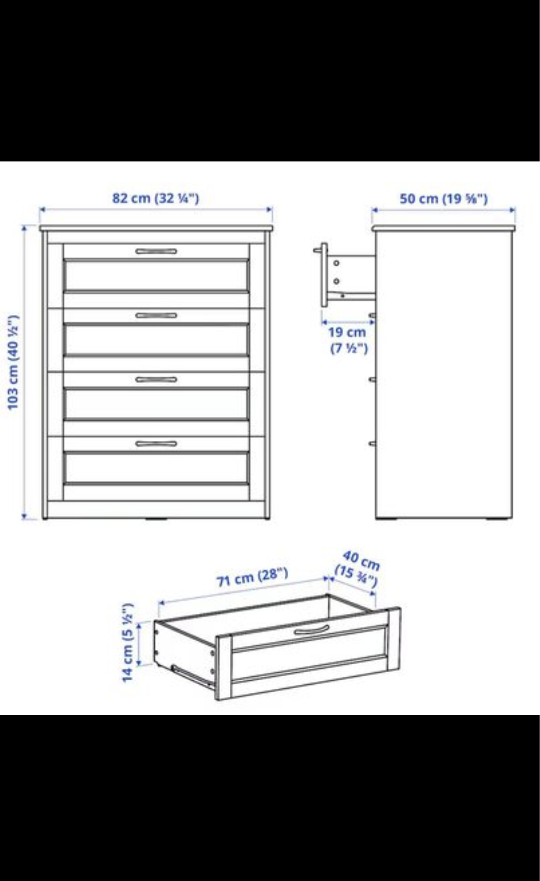 Ikea Chest Drawer(SONGESAND) - photo 3
