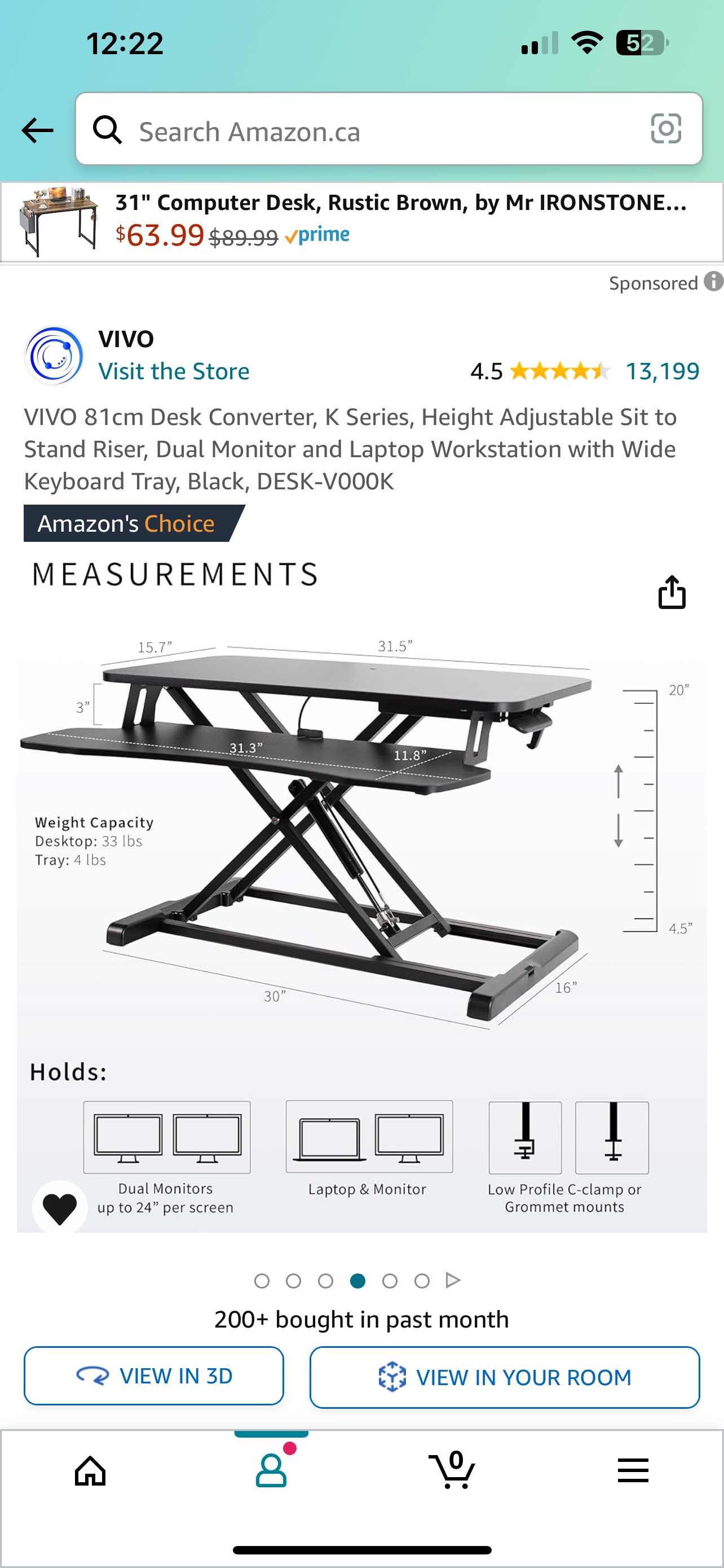 Standing desk converter image indicator(5)