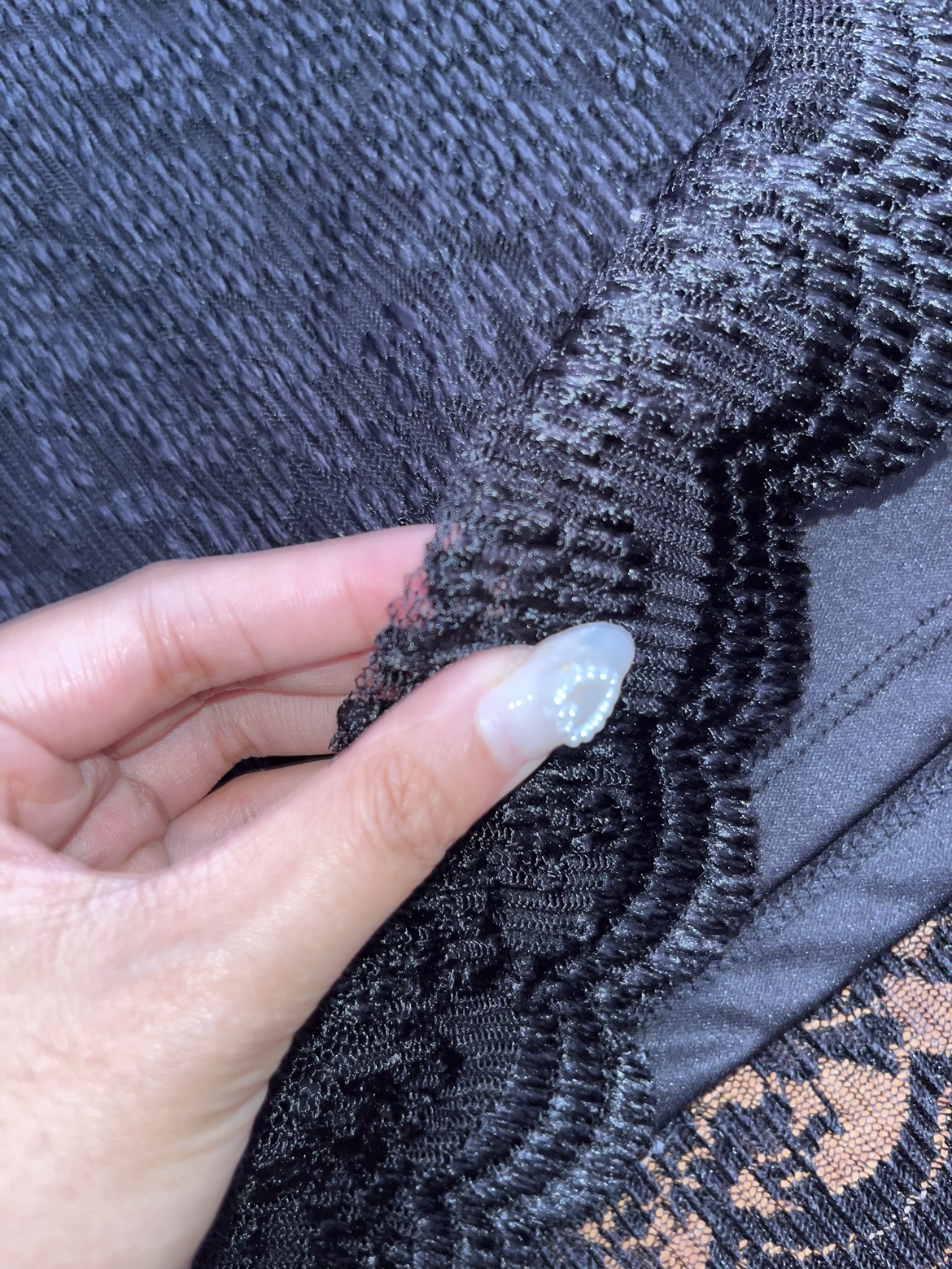 Black lace tank top - photo 3