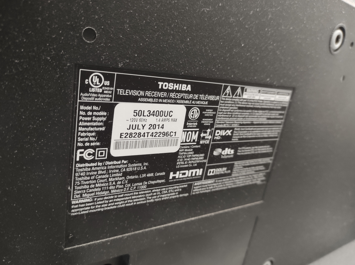 Smart TV Toshiba image indicator(4)