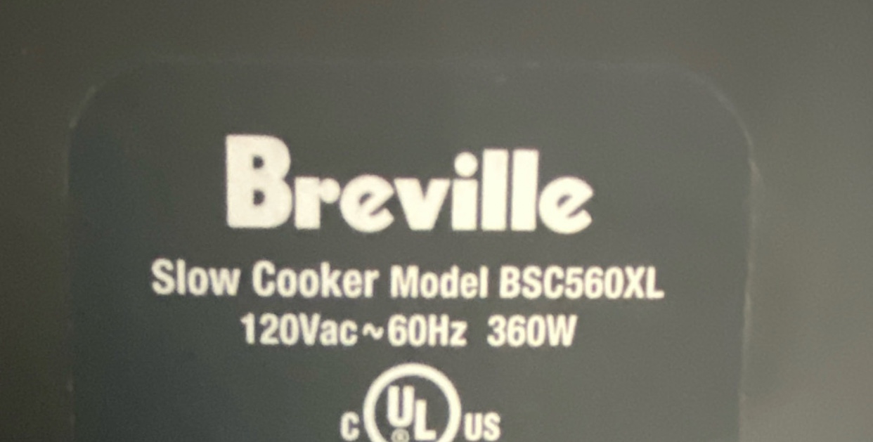 BREVILLE SLOW COOKER (BSC560XL) - photo 4