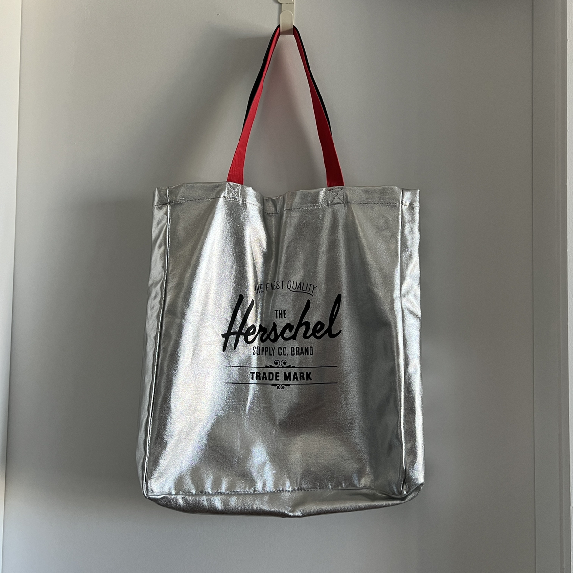 Herschel Supply Co Gastown Unique Silver Tote Bag thumbnail