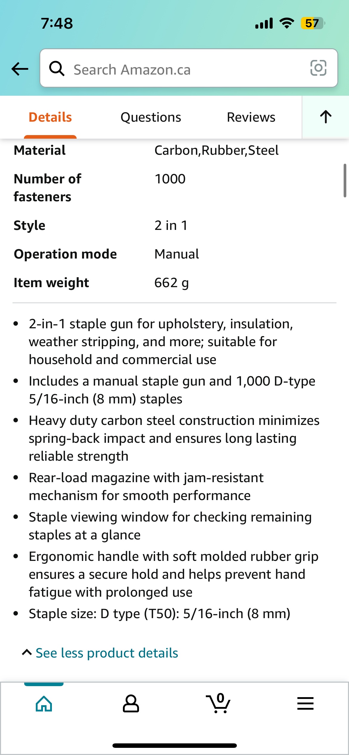 Heavy duty stapler gun - photo 3