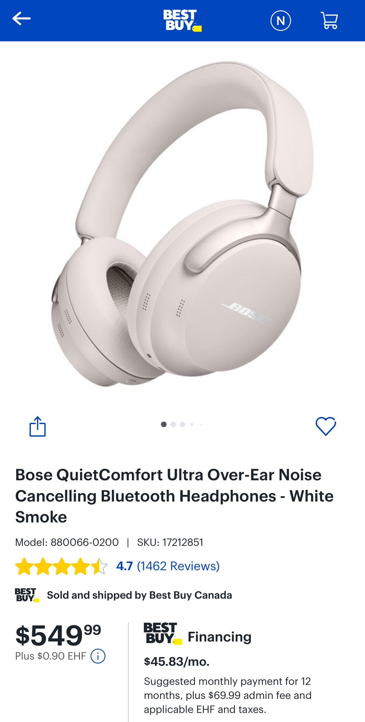 BOSE headphone