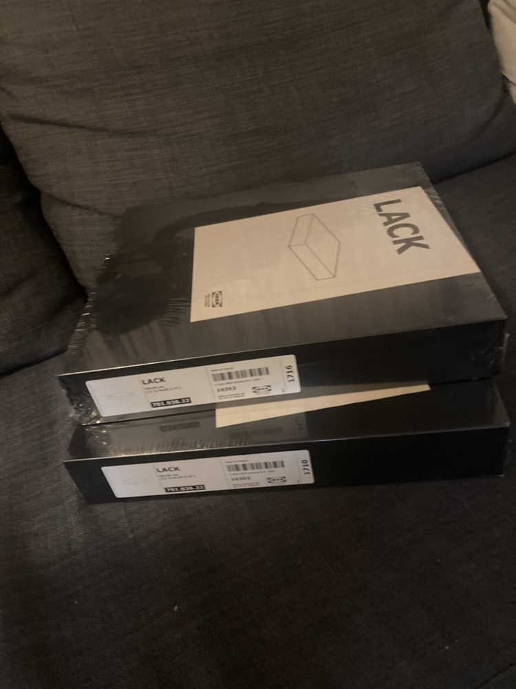 IKEA lack shelves / kitchen hanging rod - photo 3
