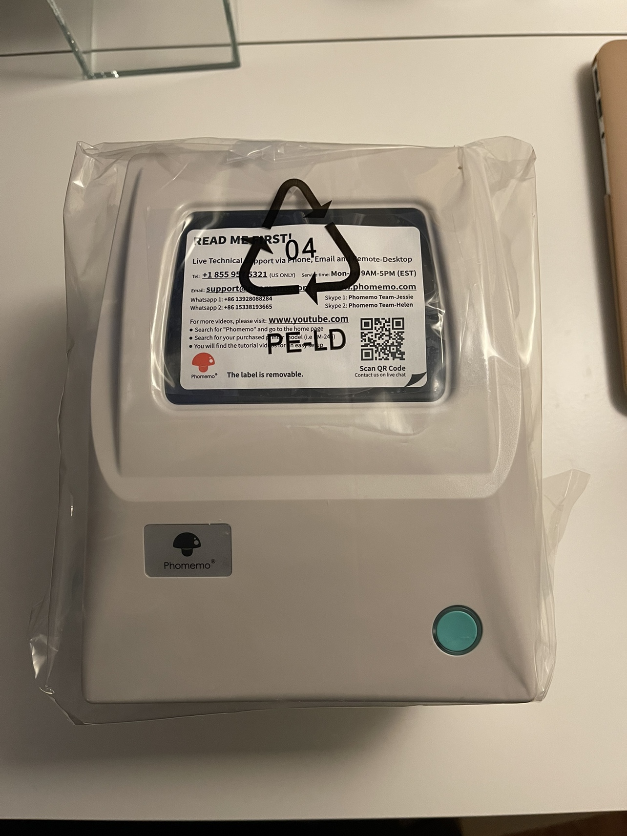 Shipping Label Printer + Shipping Labels Roll