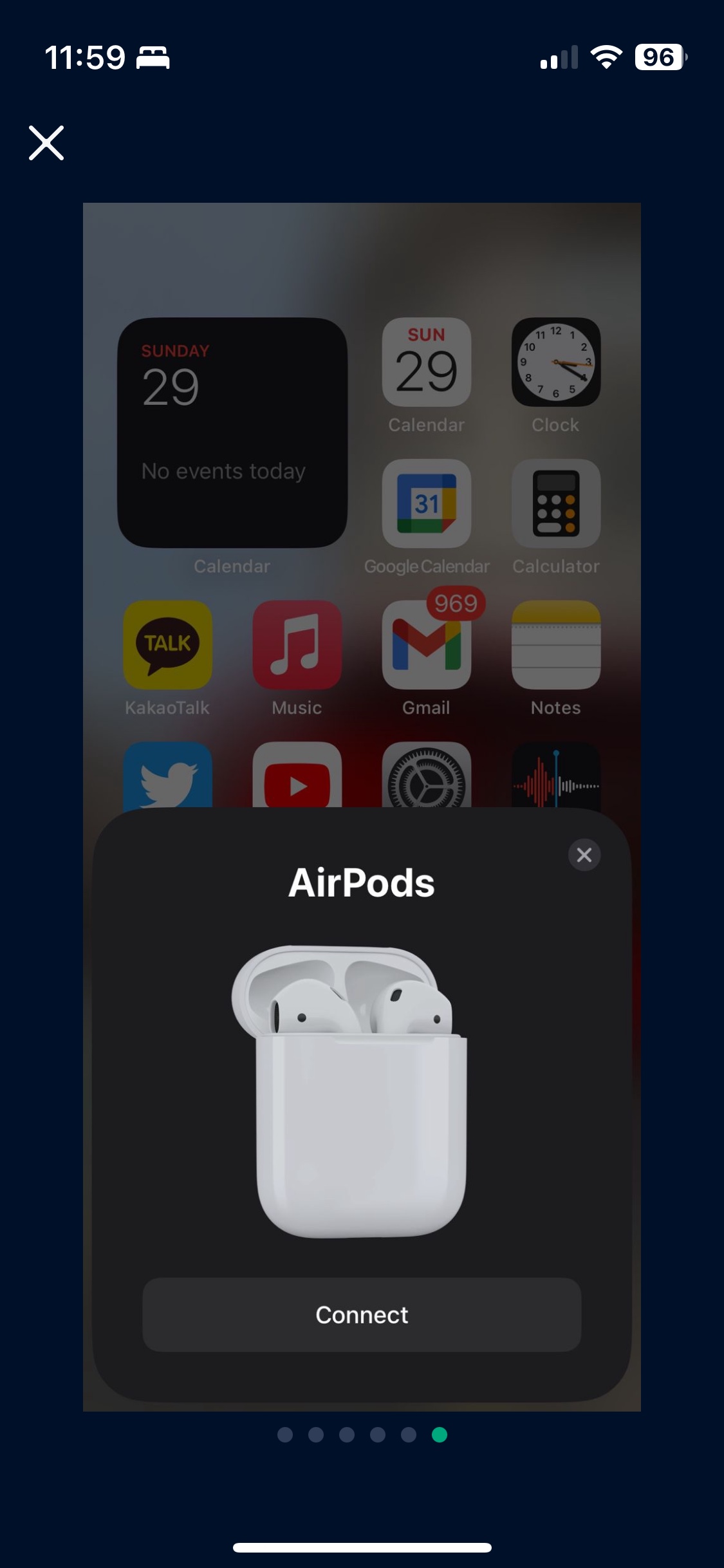 Apple AirPods w Charging Case (Left Ear Only) image indicator(5)