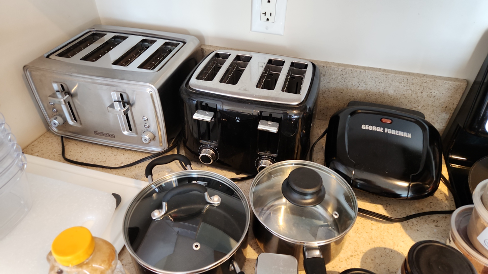 Toasters, George Forman, Pots/Pans