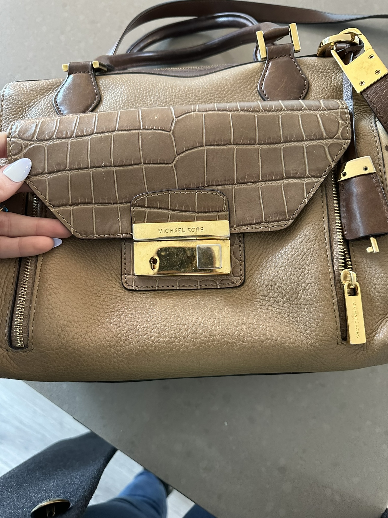 Ostrich leather purse - photo 5