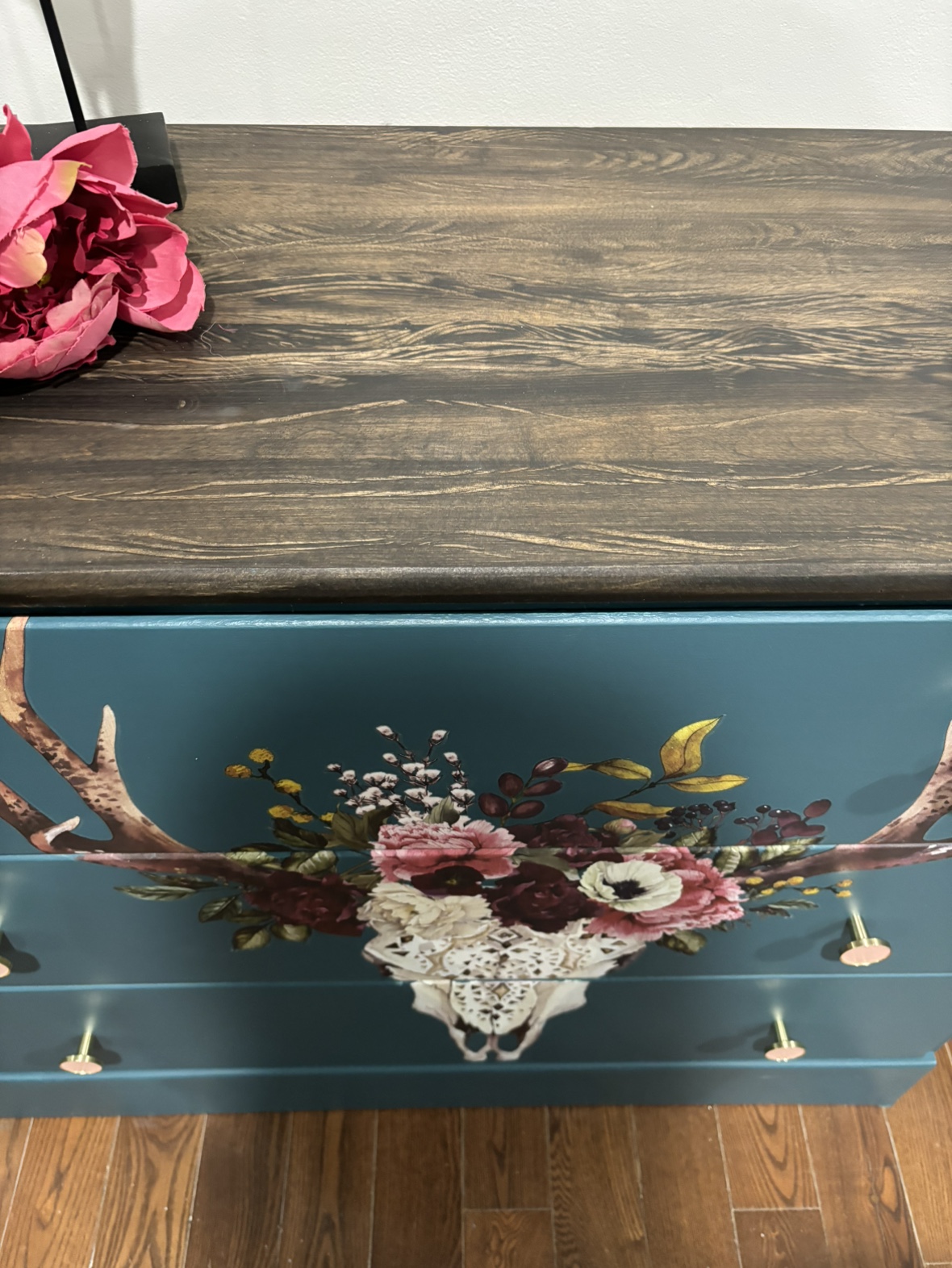 Teal bohemian dresser image indicator(3)