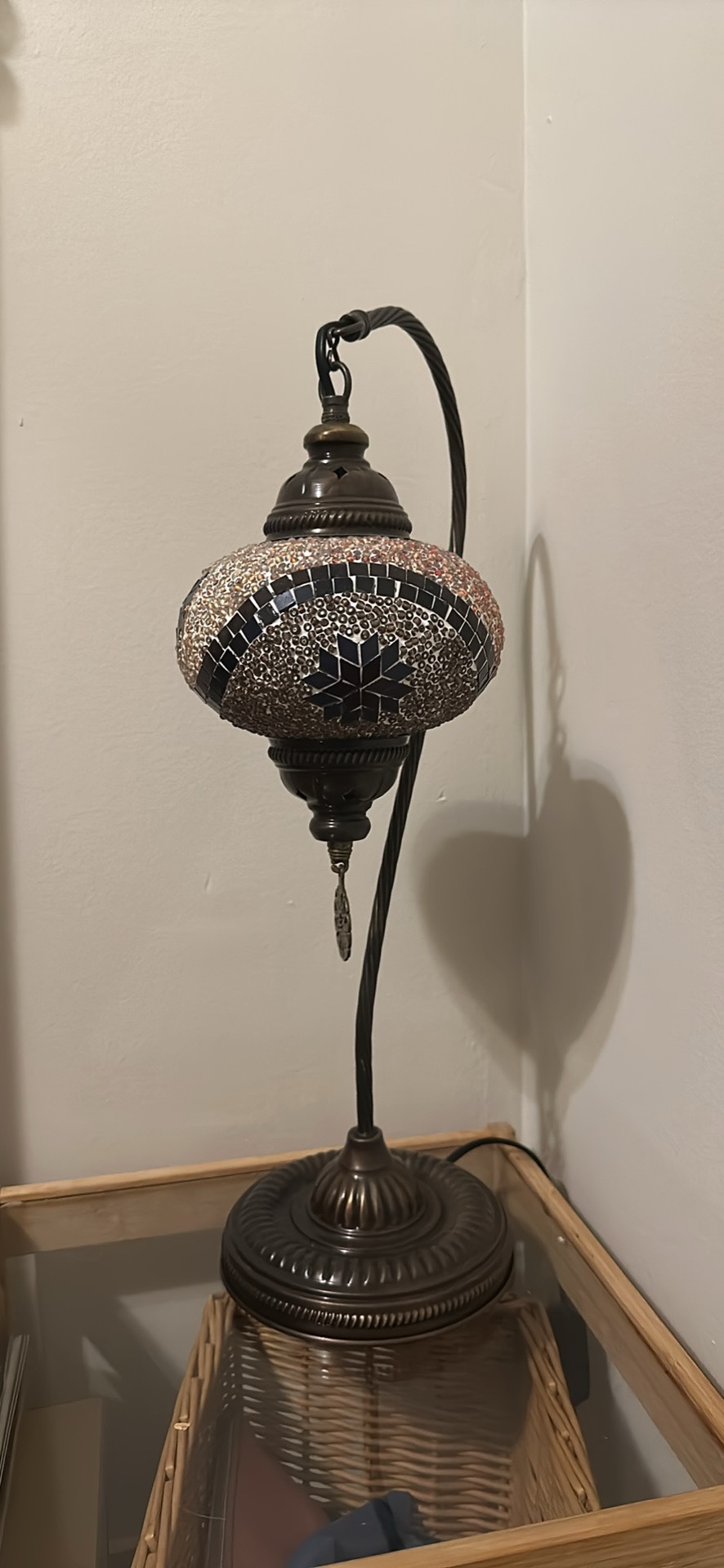 Purple Turkish Mosaic Lamp