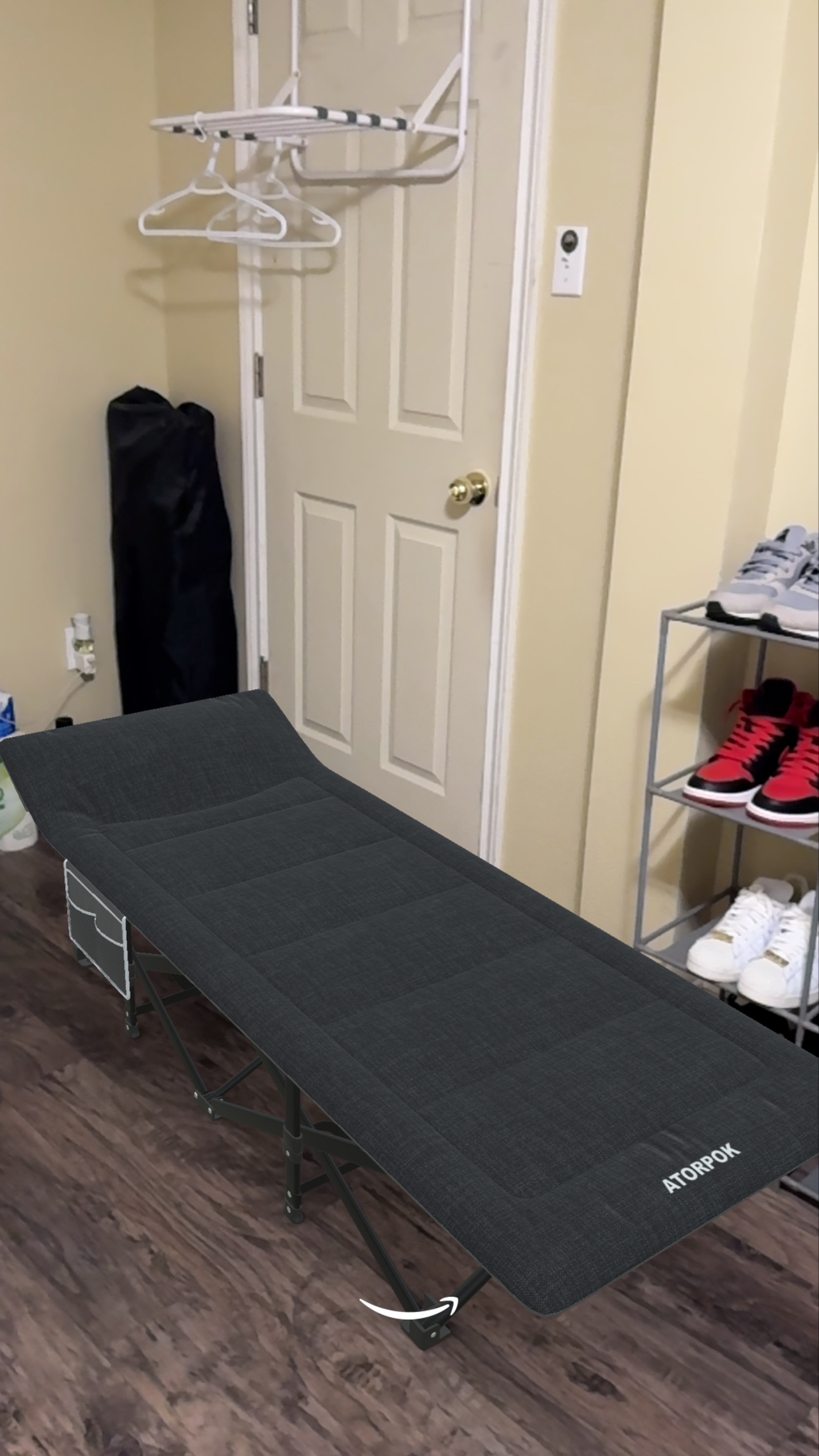 Folding bed for camping