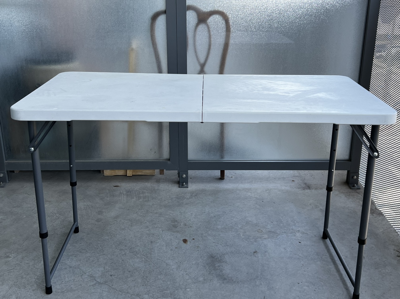 Centre folding Table/Desk Grey (Moving Sale)