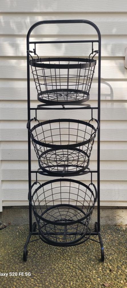 3 tier produce basket stand thumbnail