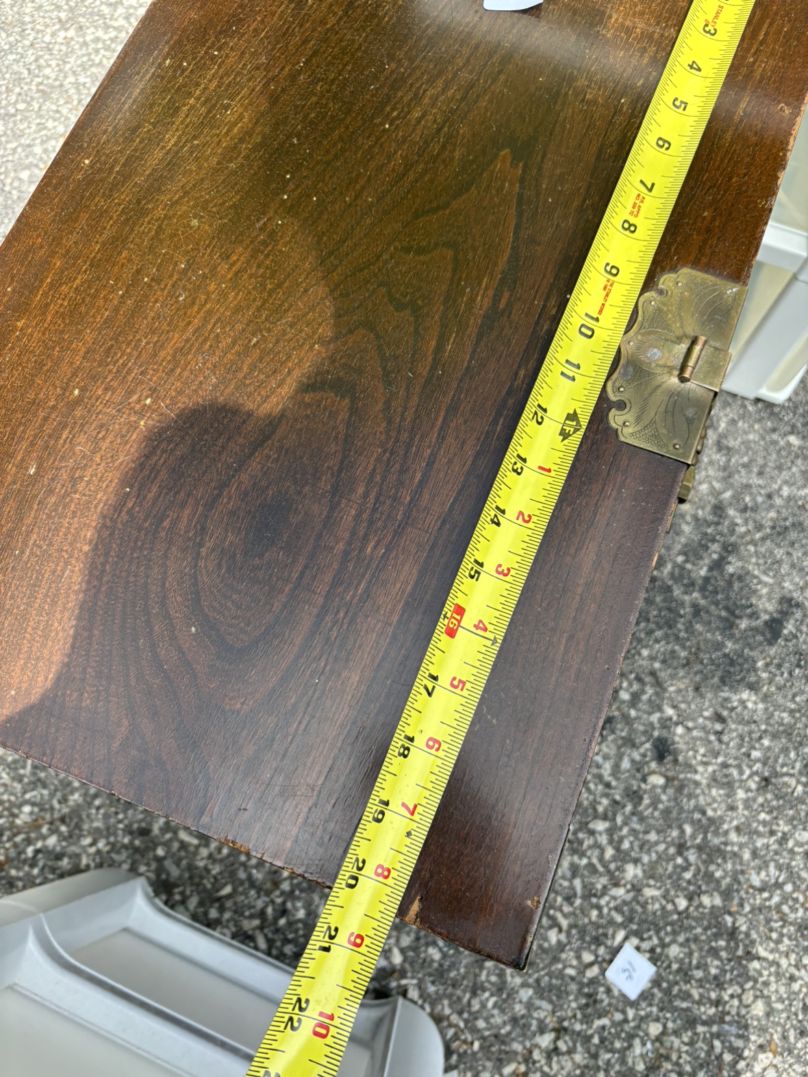 Oriental Furniture Korean Bandaji Antique Style Blanket Chest image indicator(5)