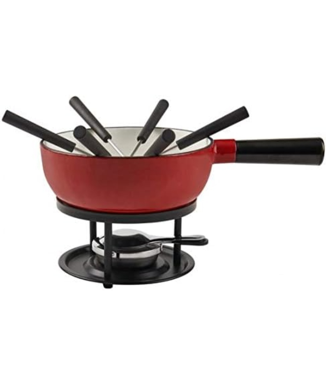 Cast iron fondue set (New)