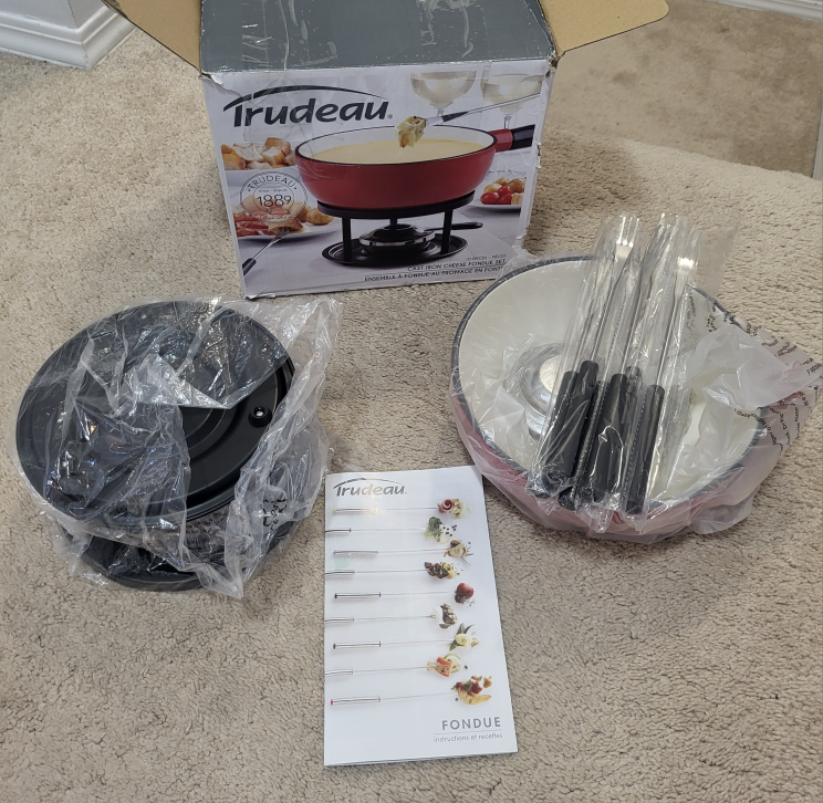 Cast iron fondue set (New) - photo 2