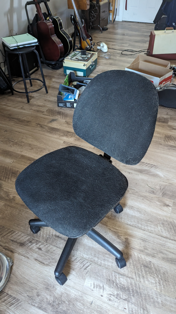 Two way adjustable office or workshop chair