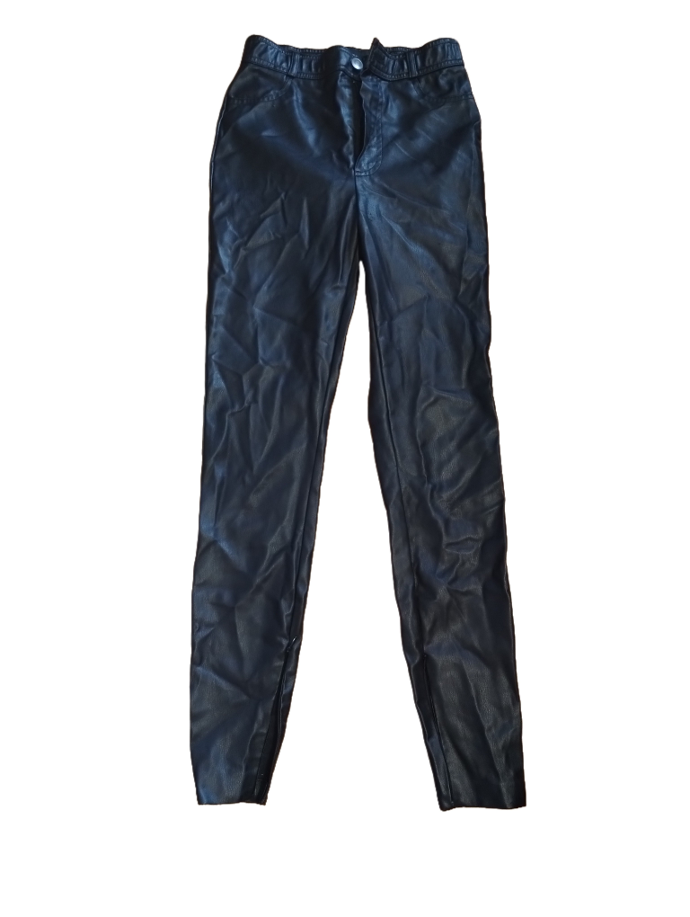 female kids leather pant