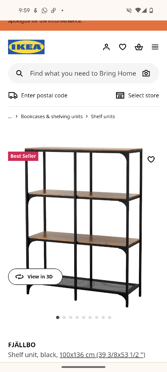 Ikea Shelf unit / Book case - photo 3