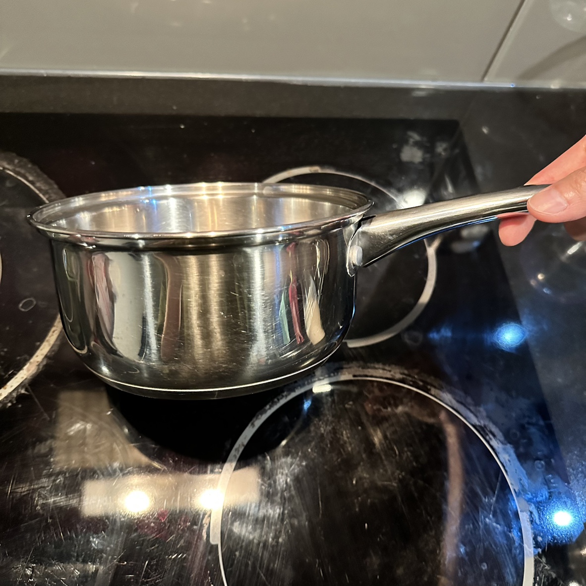 Stainless steel pot+2 glass containers image indicator(5)