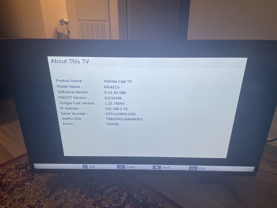 Toshiba TV