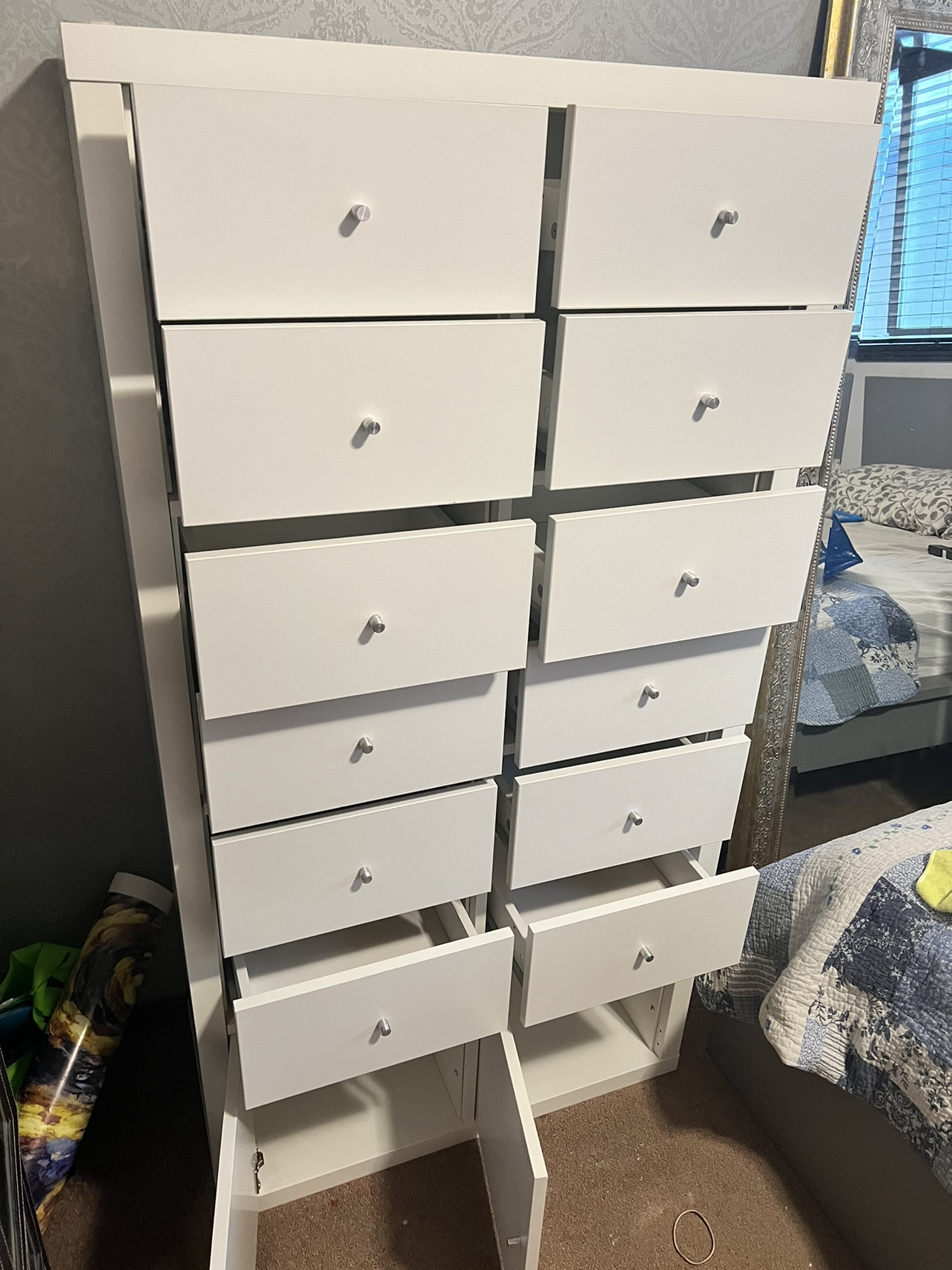 White IKEA Kallax Shelf Unit - photo 3