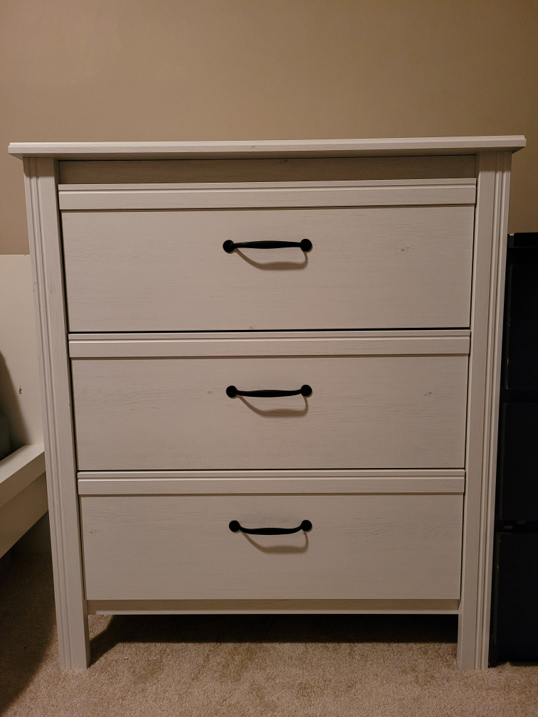 white Ikea dresser