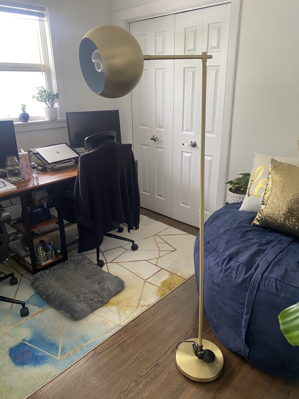 Gold Floor Lamp