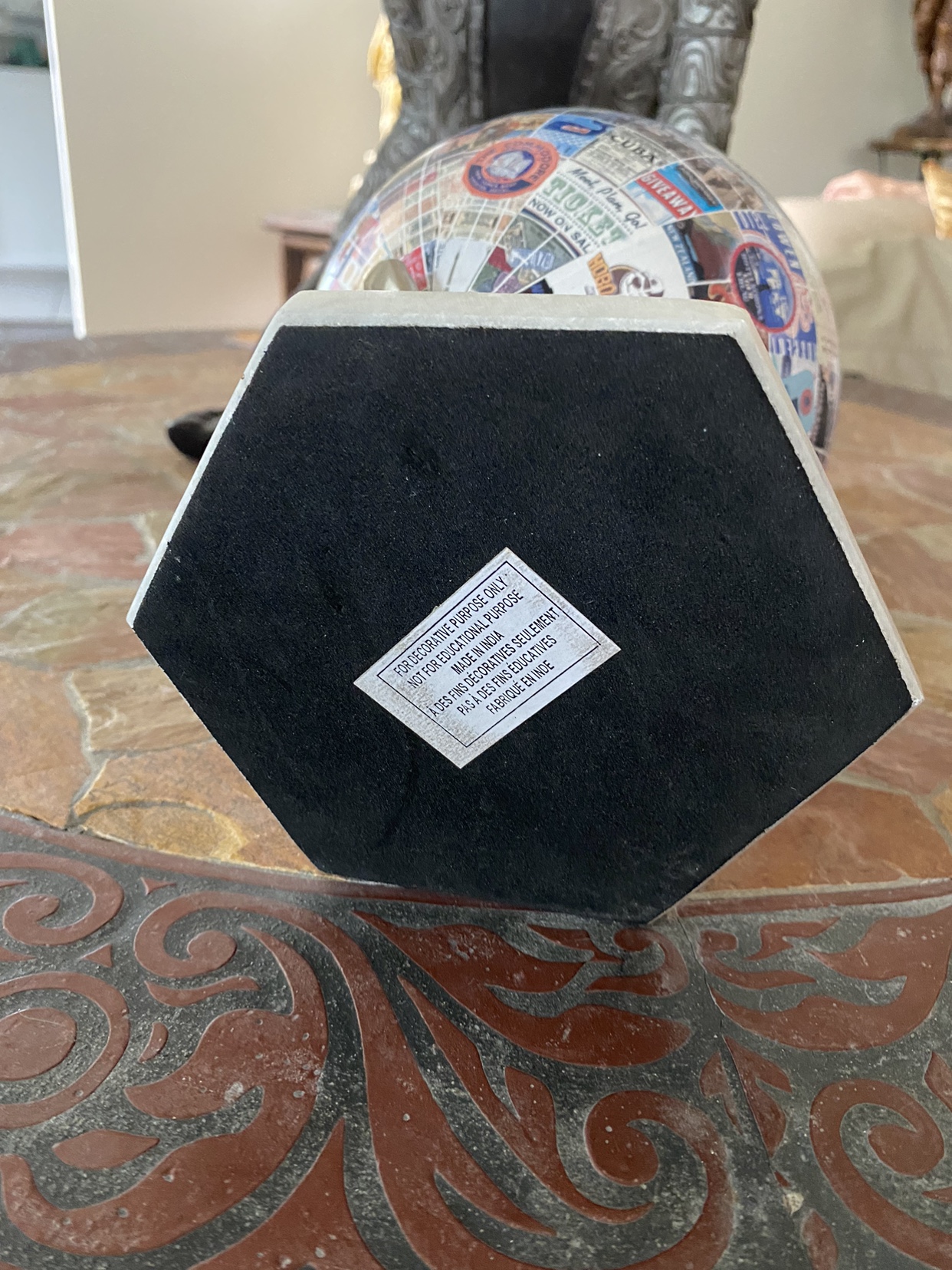 Decor stamps globe image indicator(8)