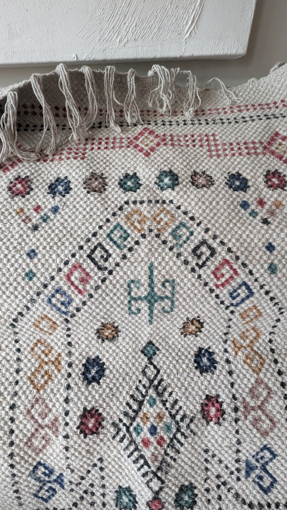 Cotton area rug - photo 2