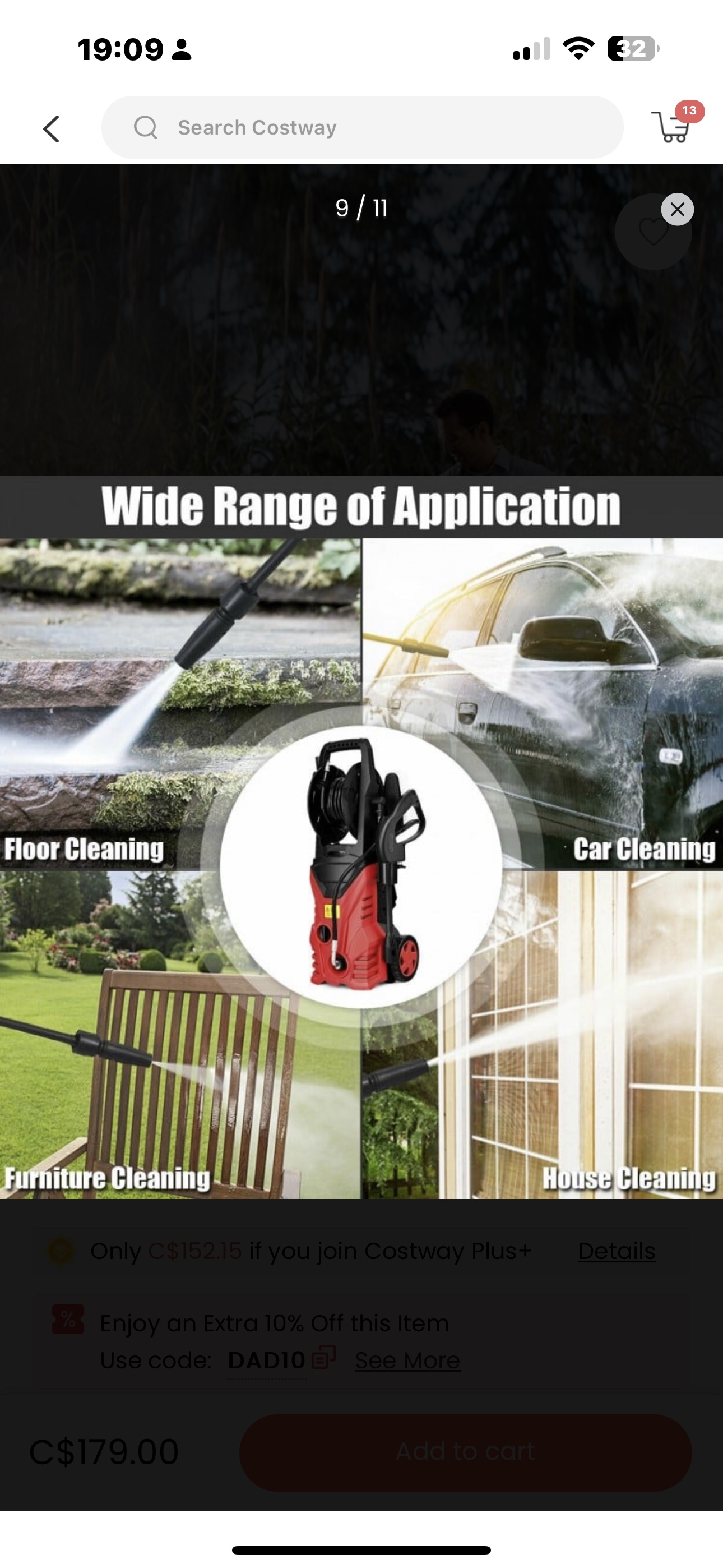 Costway 2030 PSI 1800W High Pressure Washer w/Hose Reel - photo 5
