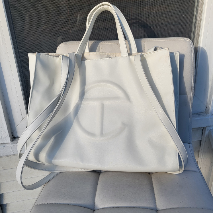 telfar bag white thumbnail