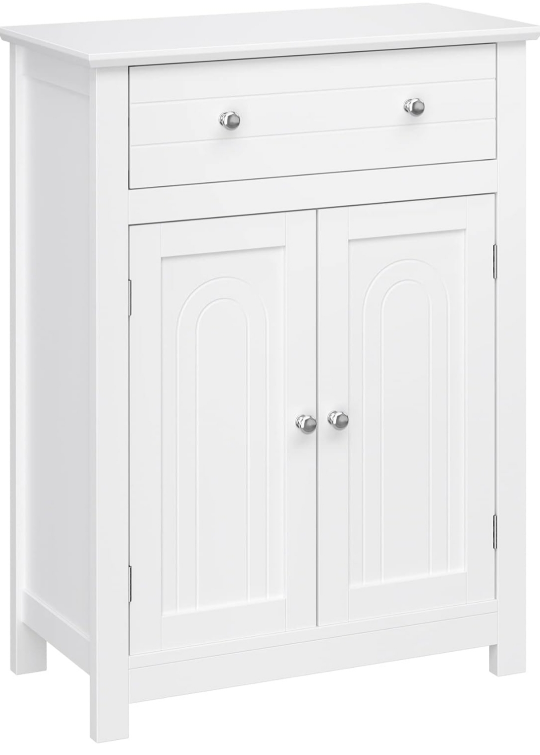 VASAGLE Free Standing Bathroom Cabinet, Kitchen Cupboard Storage thumbnail
