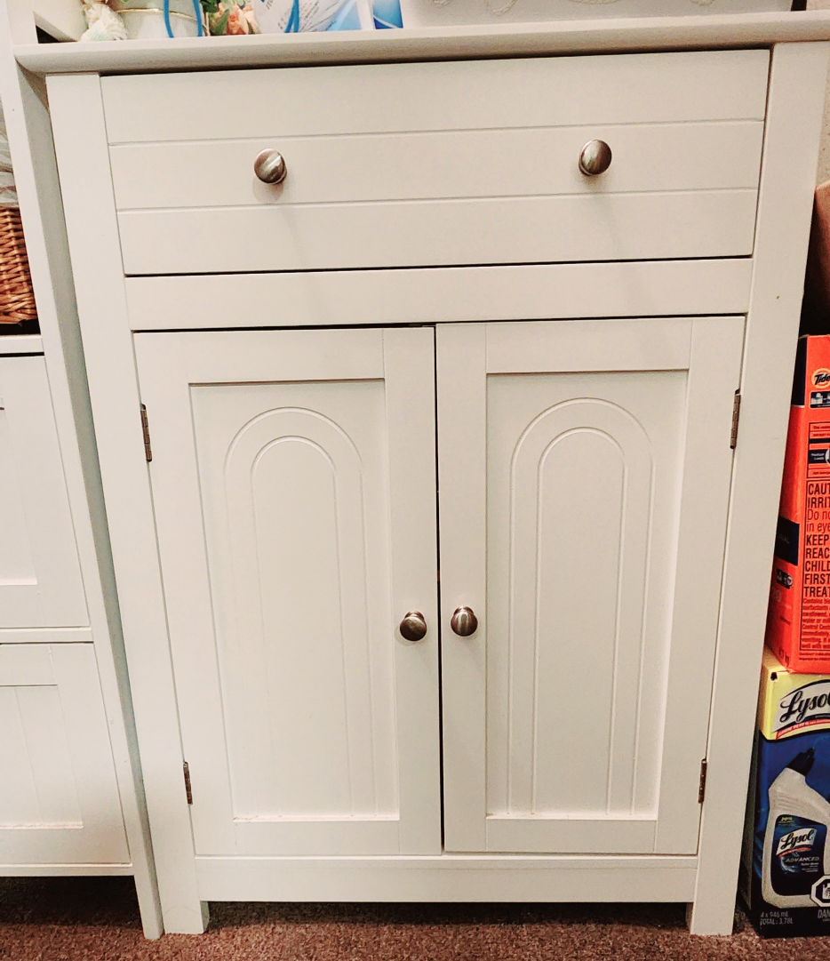 VASAGLE Free Standing Bathroom Cabinet, Kitchen Cupboard Storage image indicator(6)