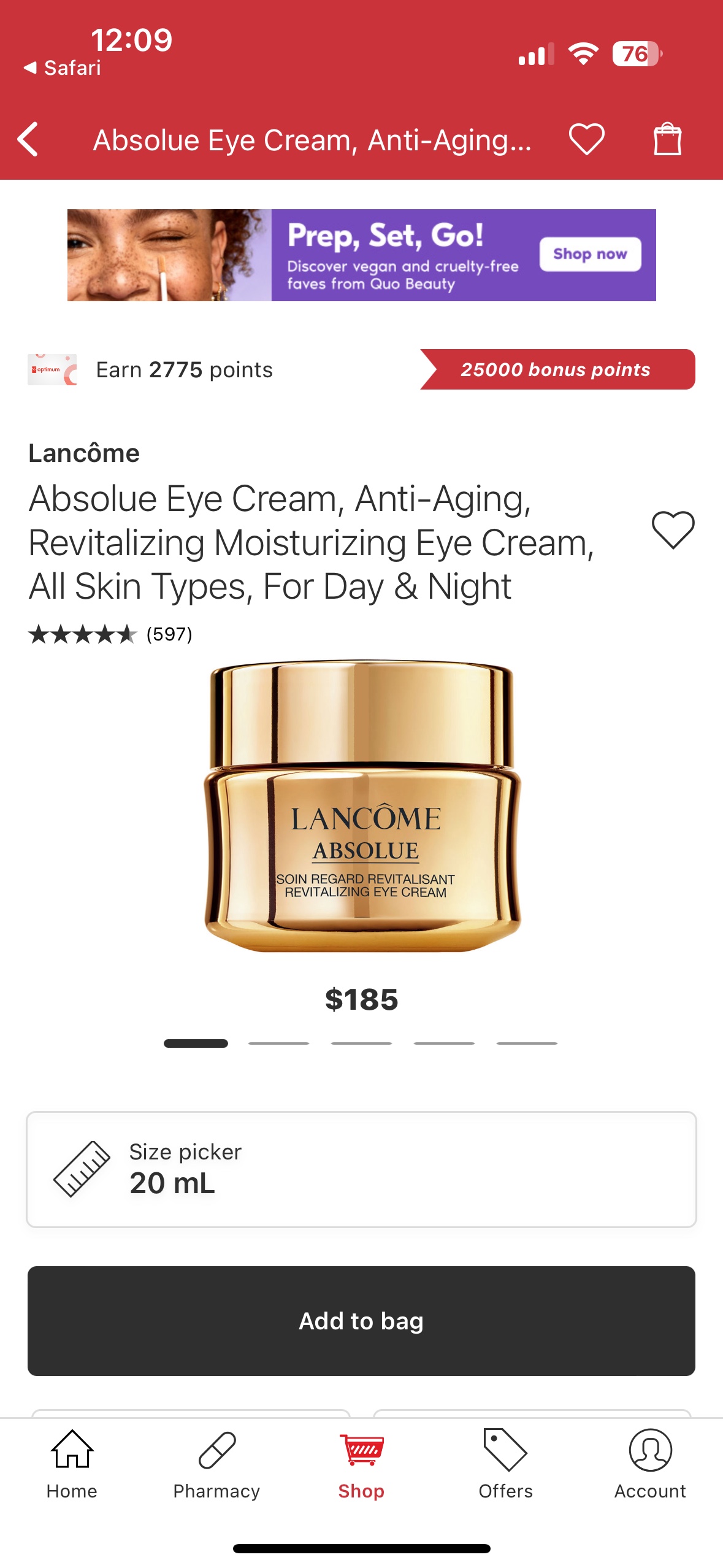 Lancôme absolue rich cream and eye cream image indicator(3)