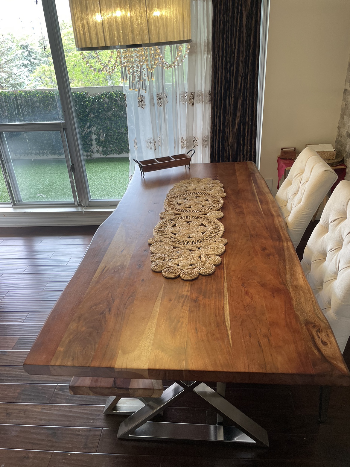 Dinning Table with Bench and Chair