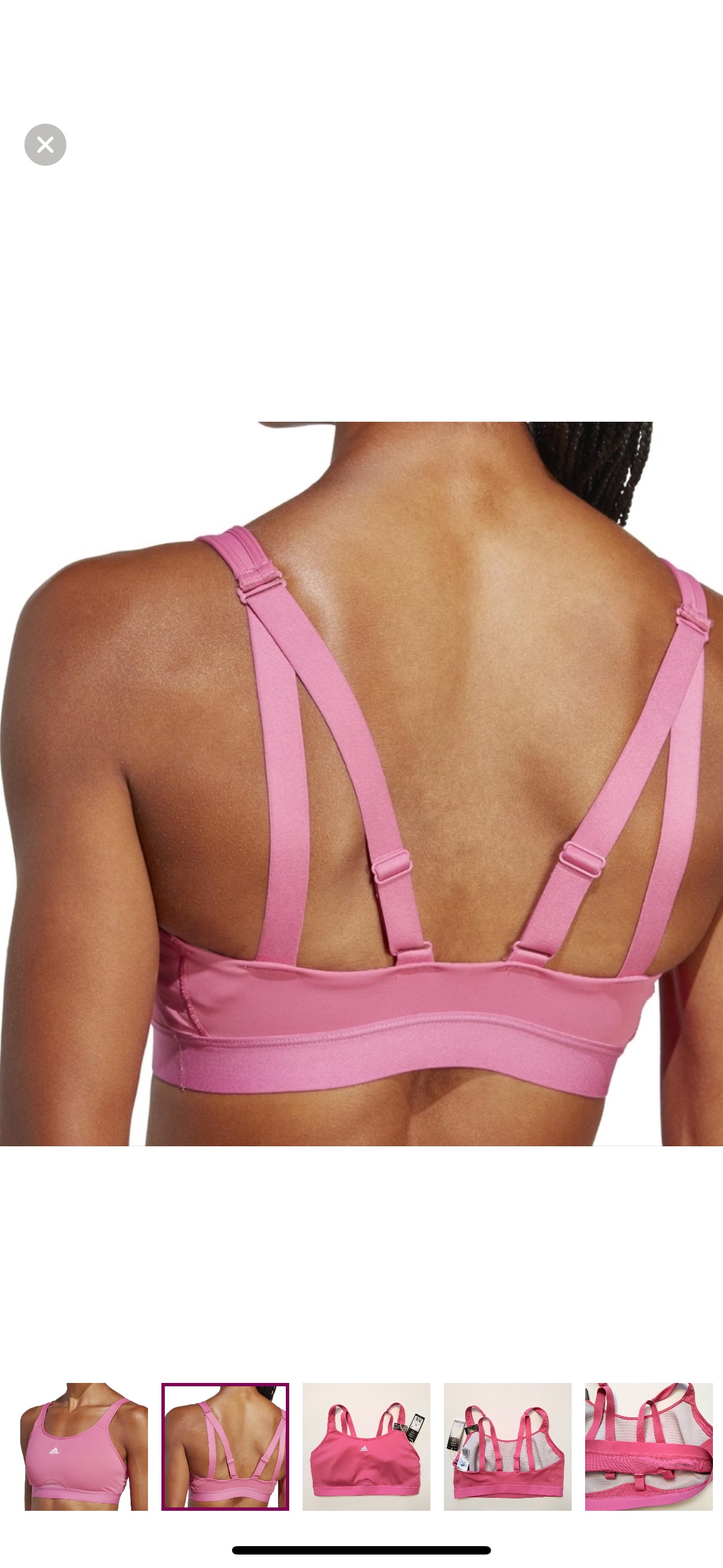 NWT Adidas TLRD Move High Support Bra in Pink image indicator(8)