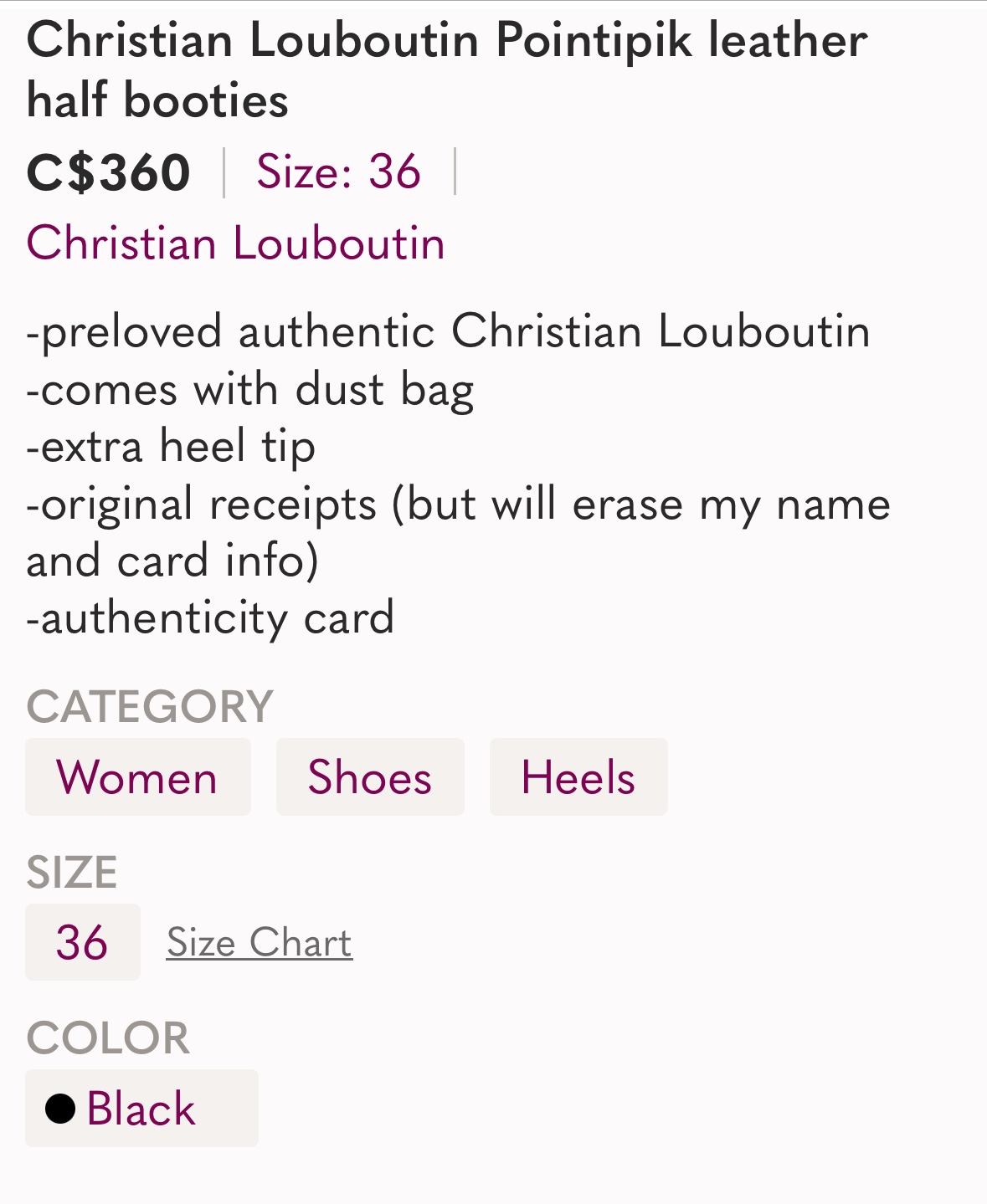 Christian Louboutin Pointipik leather half booties image indicator(7)