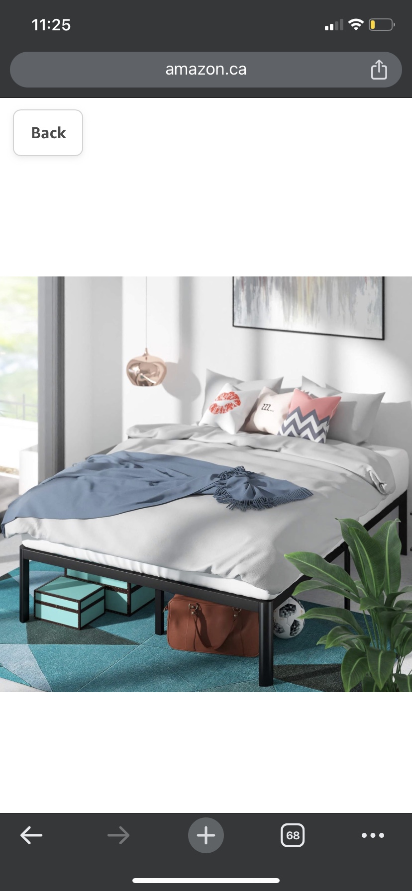 Zinus queen bed frame - photo 4