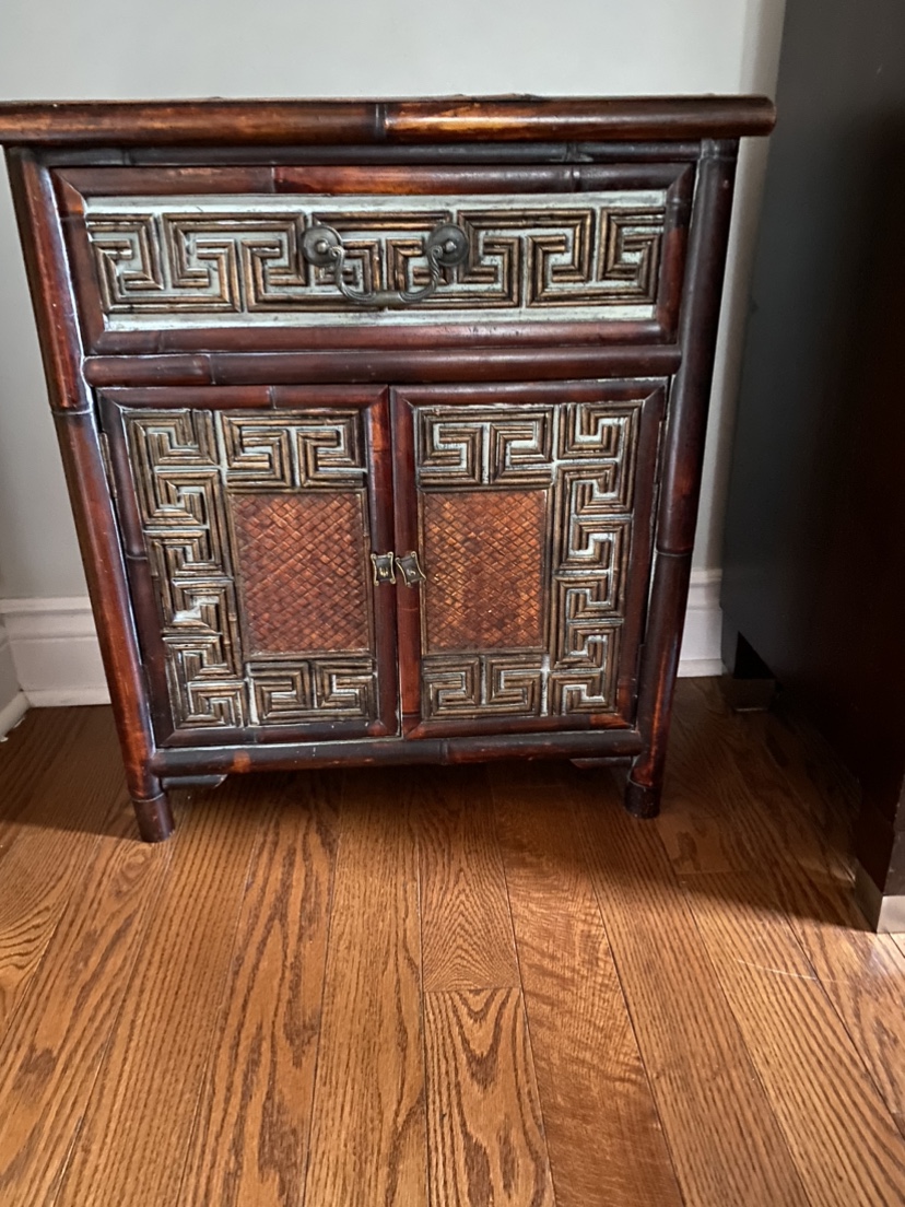 Antique looking wood cabinet - photo 3