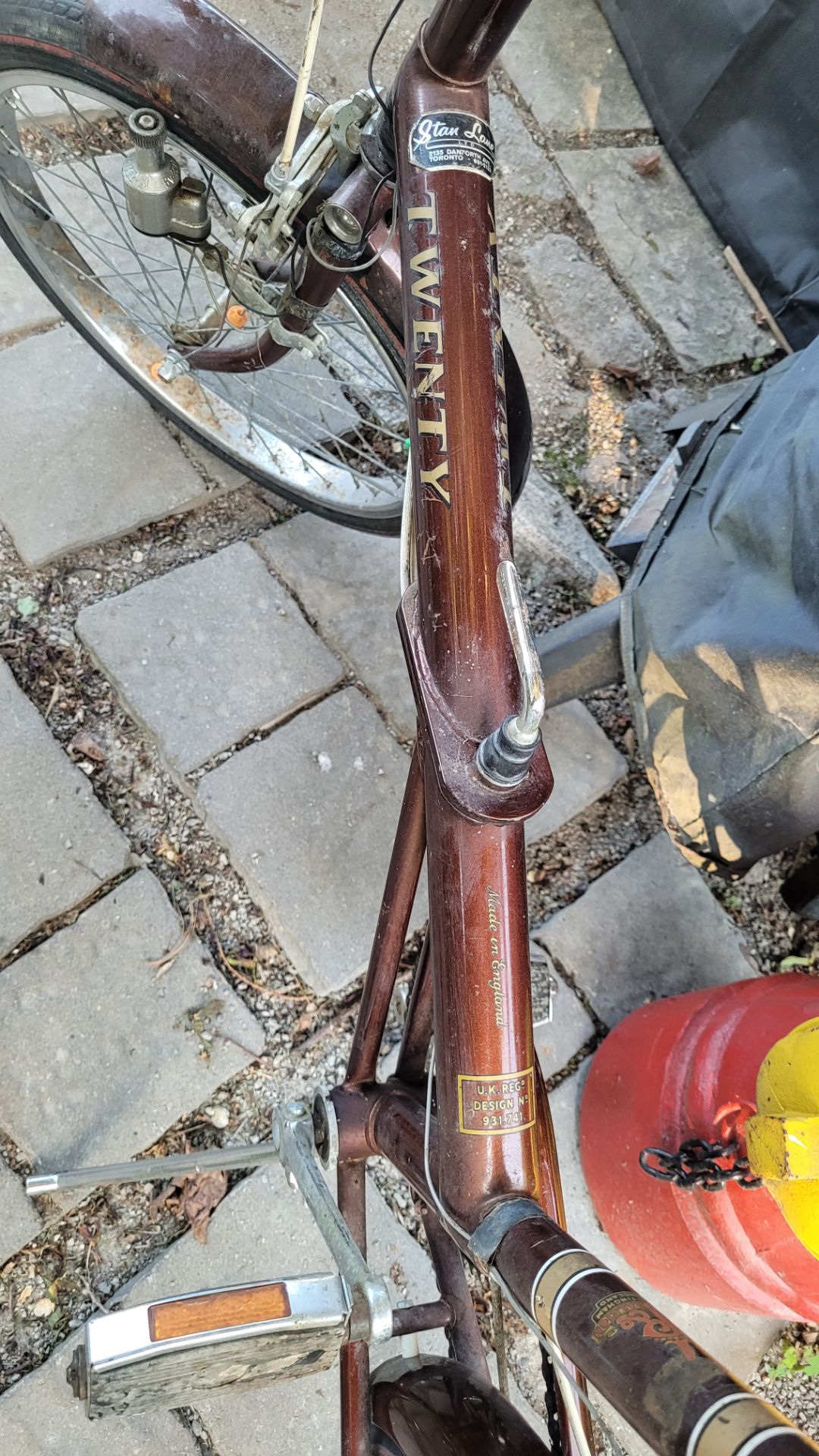 Bicycle-Vintage Raleigh folding bicycle - photo 3