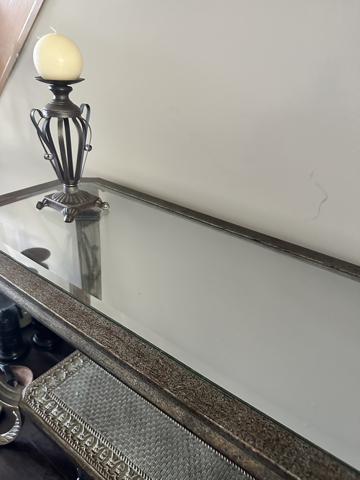 Set of living room table and console - photo 3