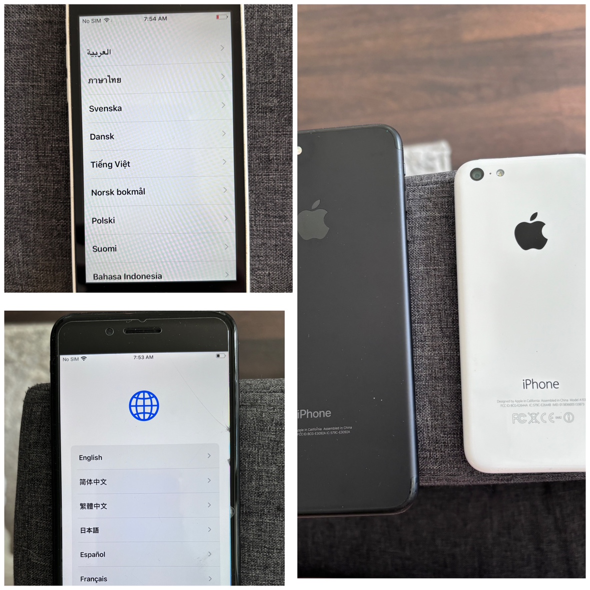 Old models iPhone devices for two