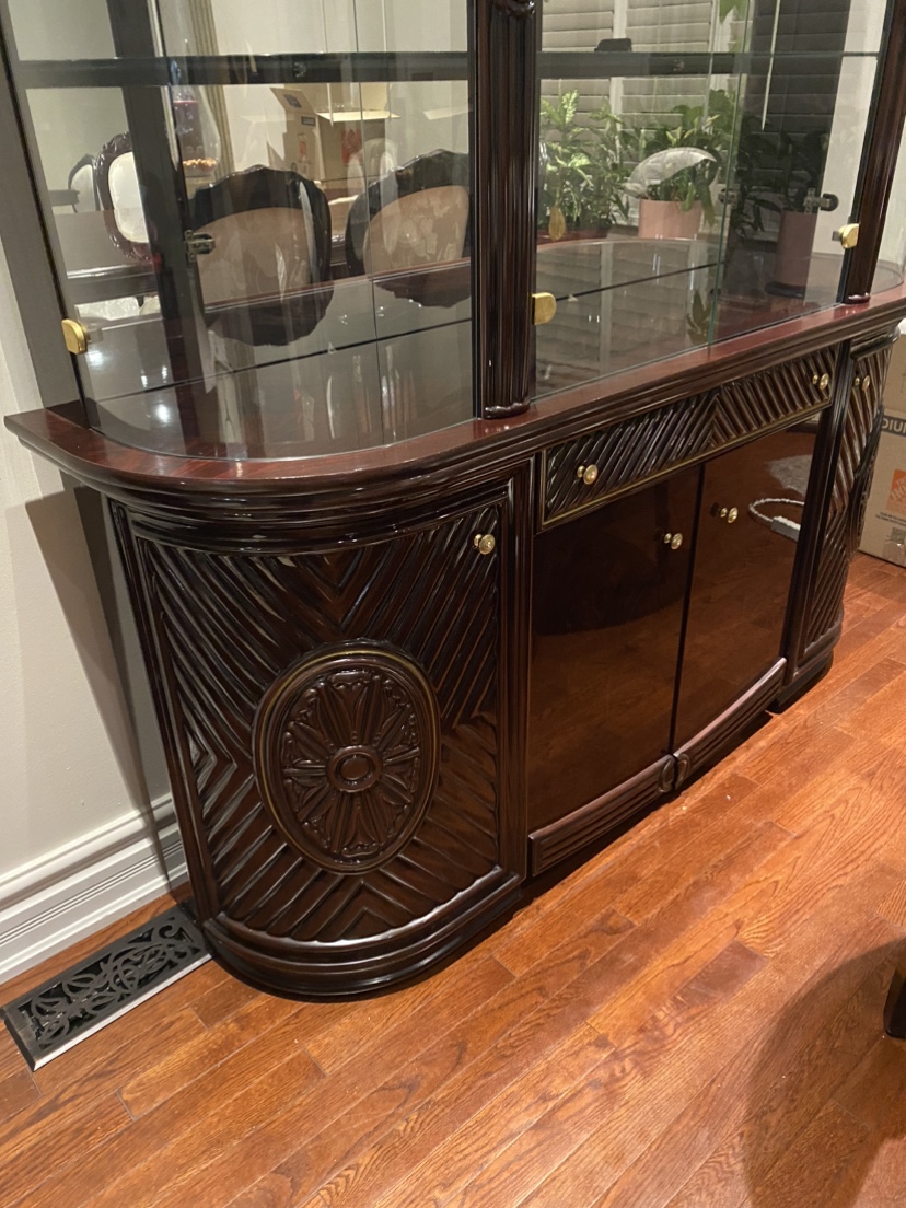 Hutch/Buffet + table + 6 chairs image indicator(5)