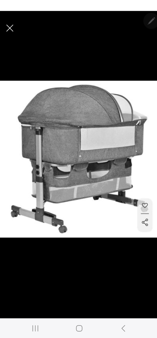 brand new  crib, bassinet, multifunctional baby cradle image indicator(3)