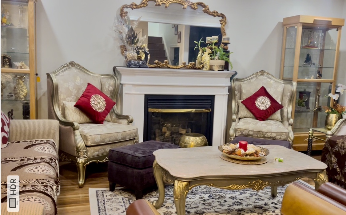 Accent chairs and mirrors
