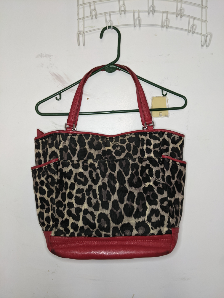 COACH Patchwork Leopard Tote Bag Rare✨ 2008 Leopard Patchwork Tote Available Today 5PM EST