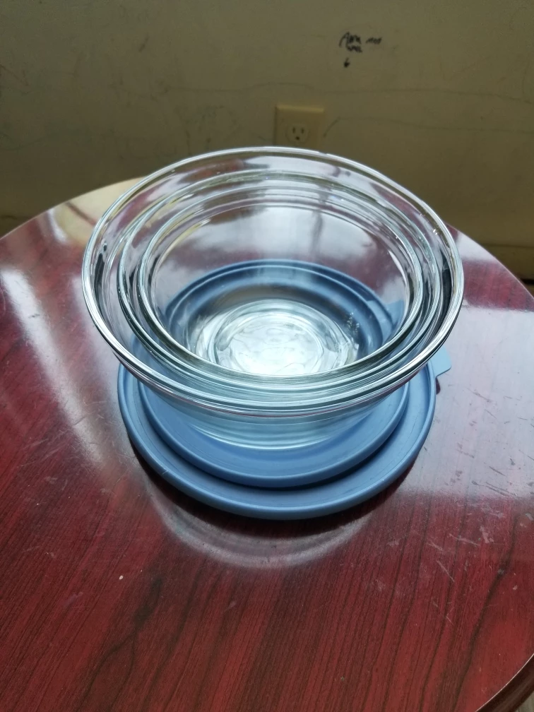 glass dish 3 pot